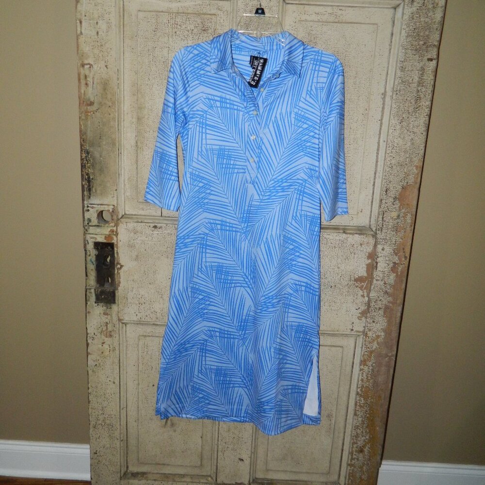 Vineyard Vines Sankaty Margo Palm Calm MIdi Dress XXS (VV-19)